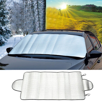 Universal Front Windshield Sun & Snow Cover by HitMyNeed