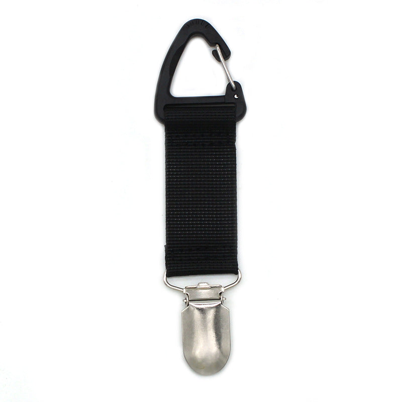 Universal Hanging Travel Hat Clip black by HitMyNeed