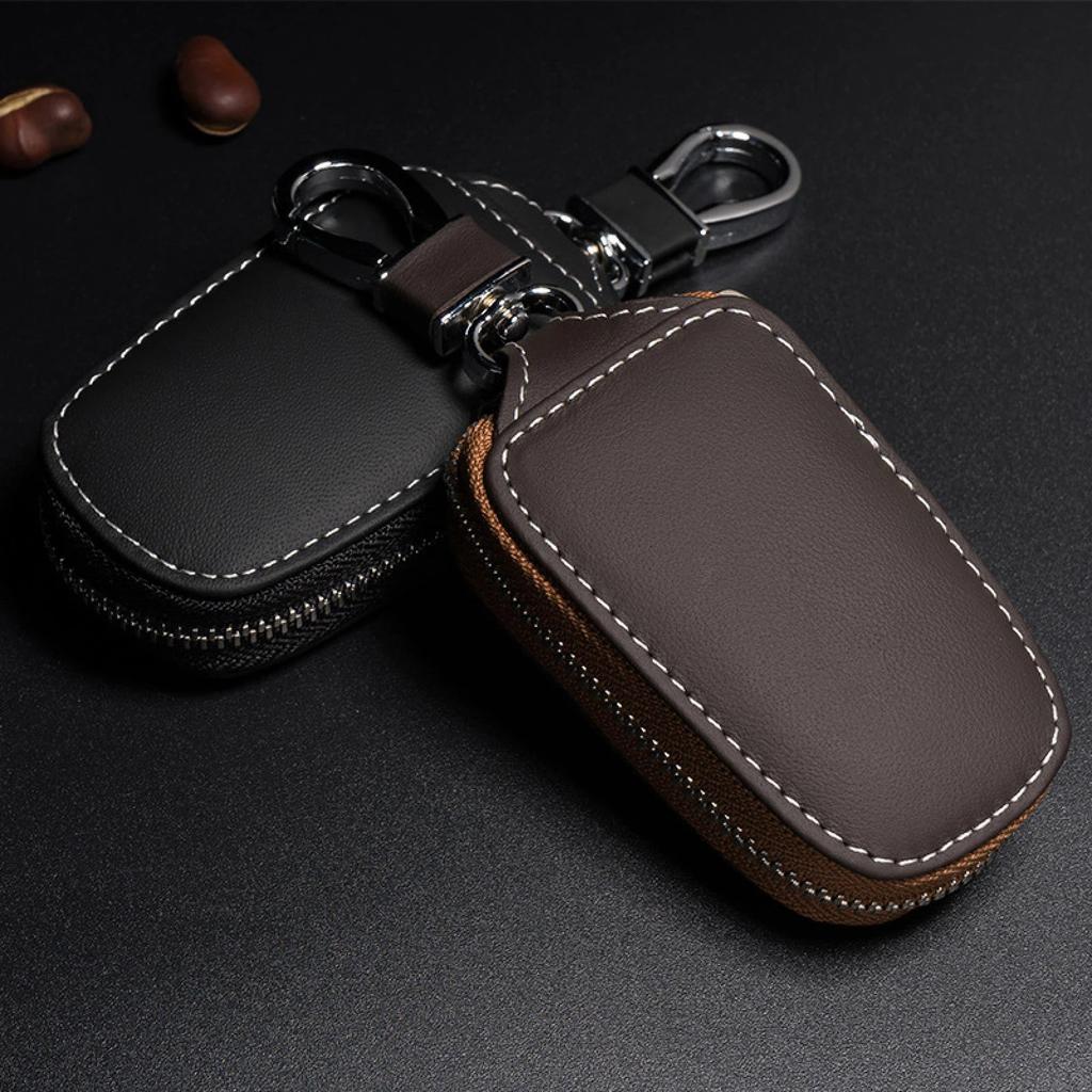 Universal Leather Car Key Fob Bag with Hook by HitMyNeed