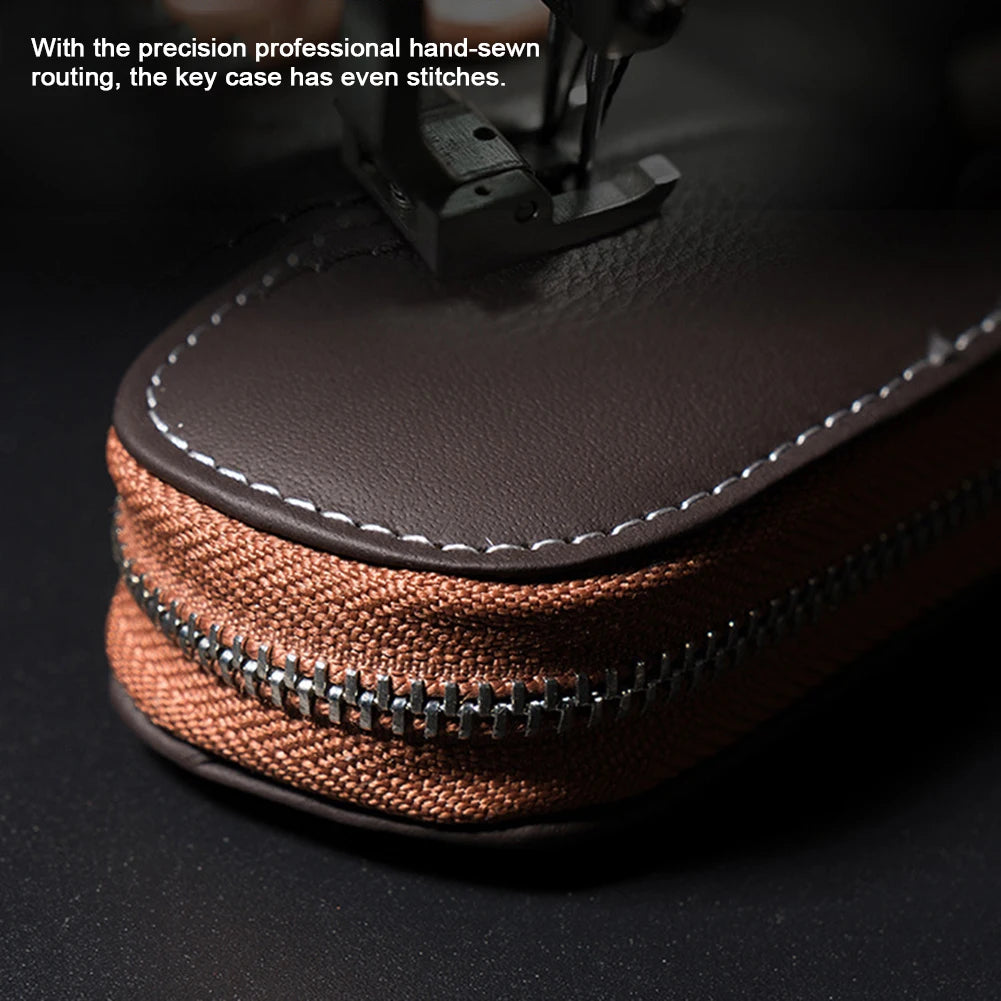 Universal Leather Car Key Fob Bag with Hook by HitMyNeed