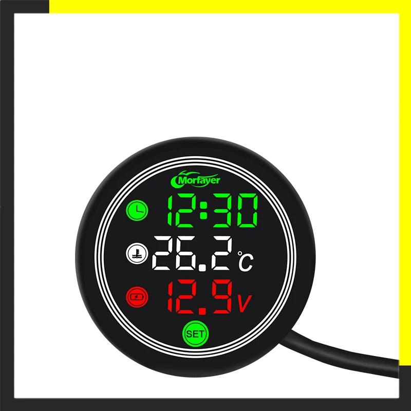 Universal Motorcycle Digital Clock & Thermometer by HitMyNeed