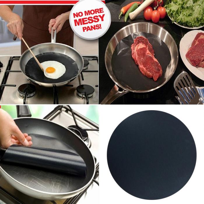 Universal Non-Stick Round Pan Liners Set of 2 by HitMyNeed
