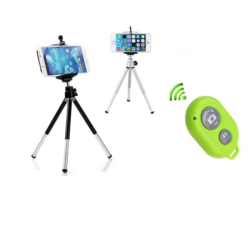 Universal Phone Tripod with Bluetooth Remote by HitMyNeed