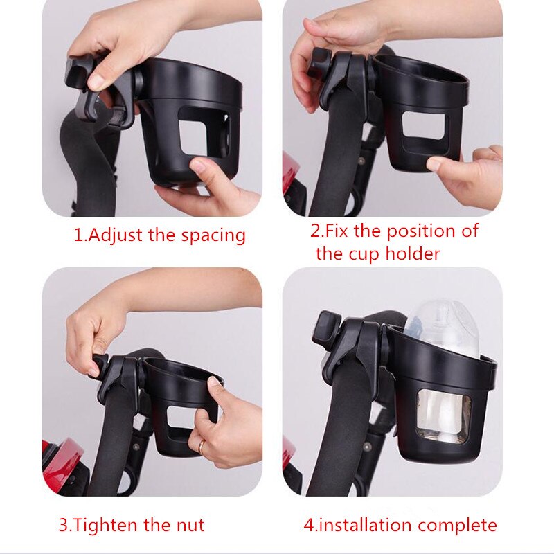 Universal Plastic Stroller Cup Holder by HitMyNeed