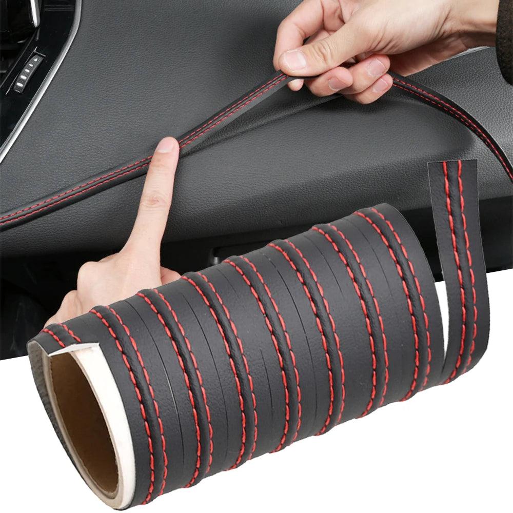 Universal PU Leather Car Interior Braid Trim Strip by HitMyNeed