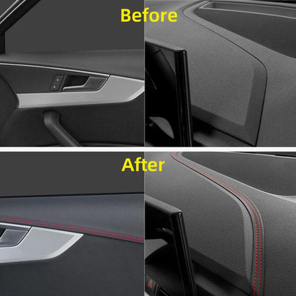 Universal PU Leather Car Interior Braid Trim Strip by HitMyNeed