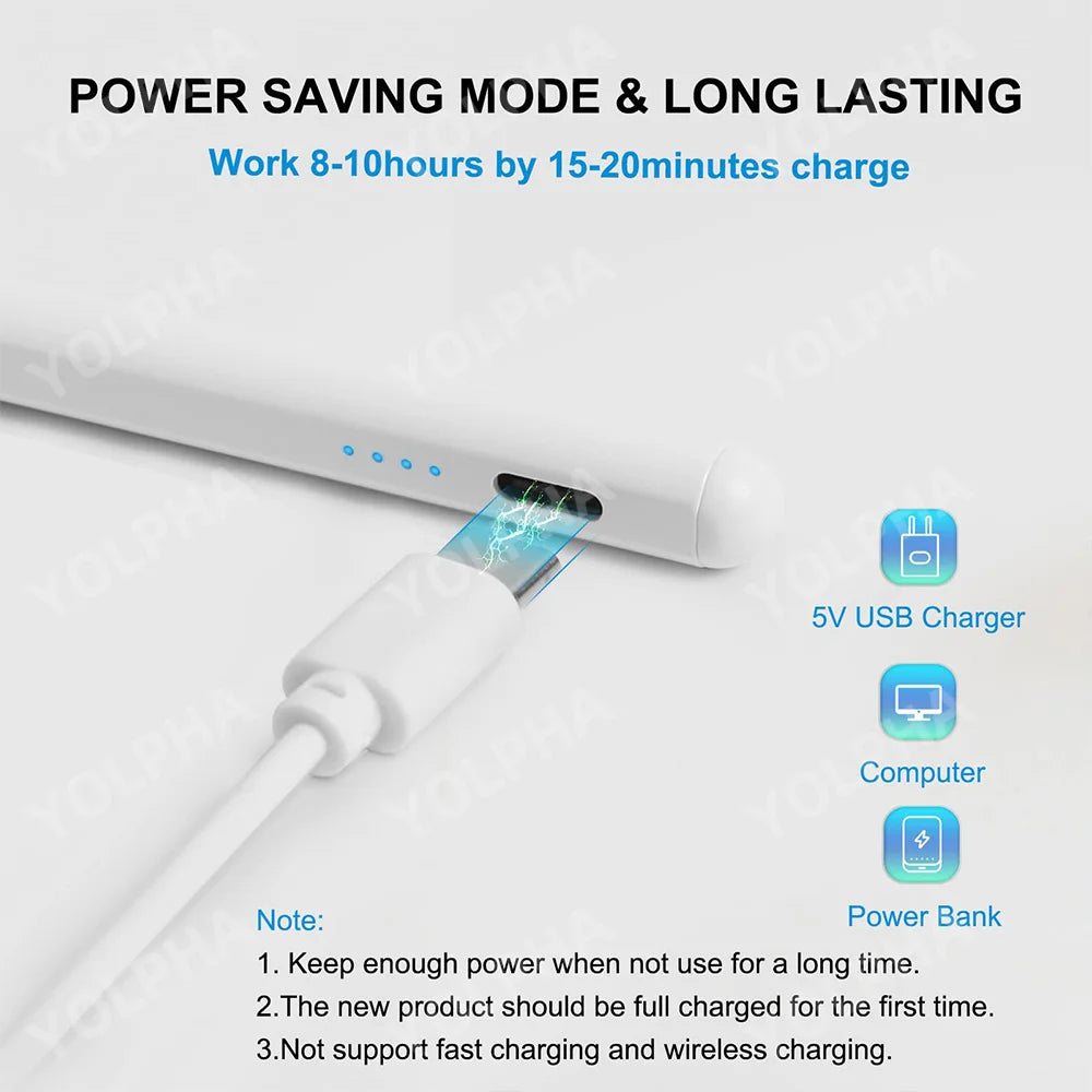 Universal Rechargeable Stylus Pen for Touchscreens by HitMyNeed