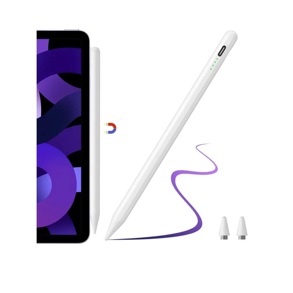 Universal Rechargeable Stylus Pen for Touchscreens white by HitMyNeed