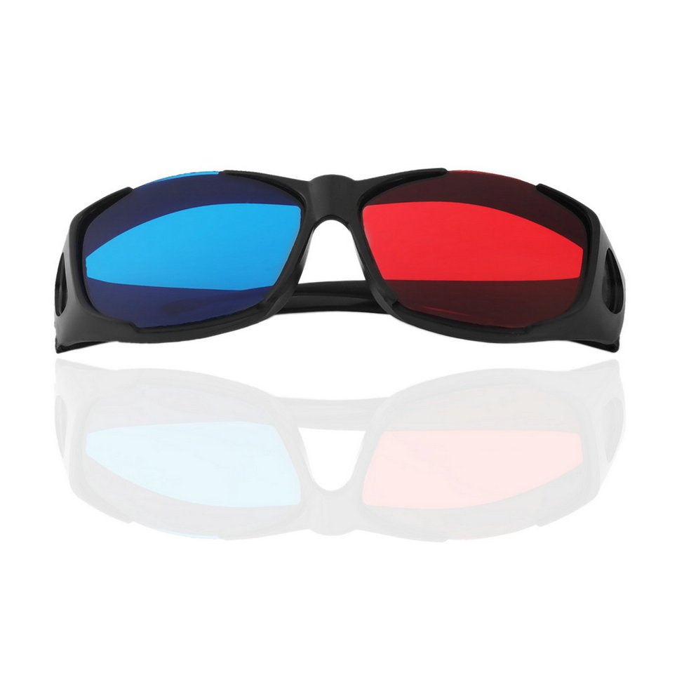 Universal Red Cyan 3D Glasses for Movies & Games by HitMyNeed