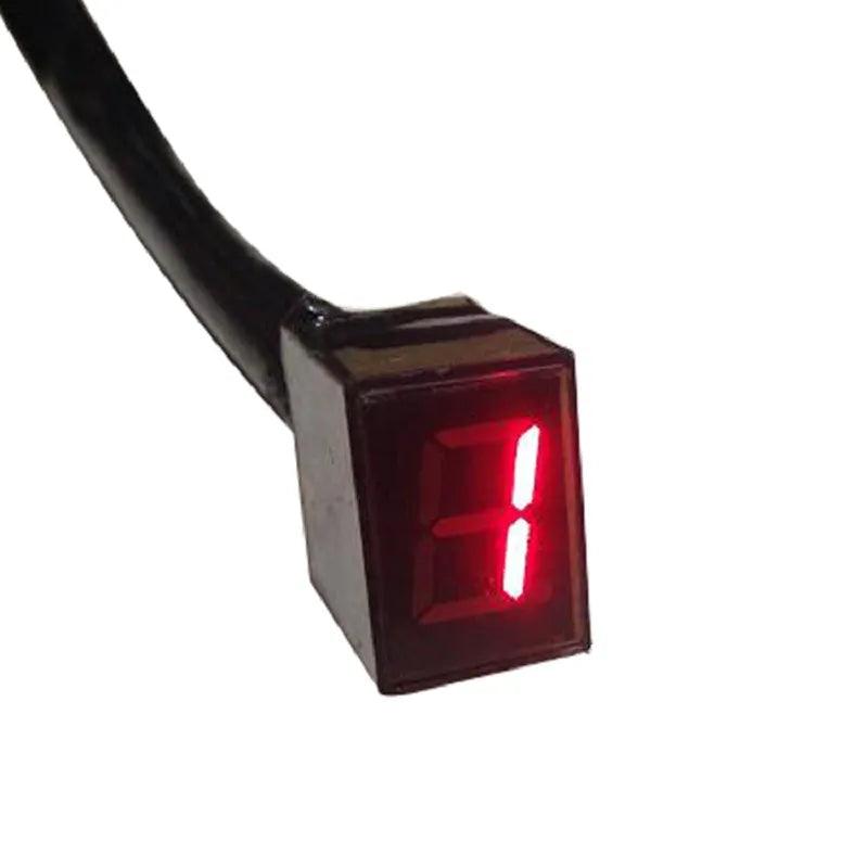 Universal Red LED Motorcycle Gear Indicator 5-Speed by HitMyNeed
