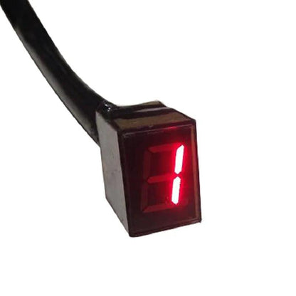 Universal Red LED Motorcycle Gear Indicator 5-Speed by HitMyNeed