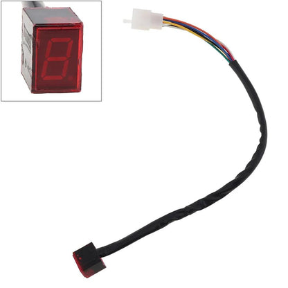 Universal Red LED Motorcycle Gear Indicator 5-Speed by HitMyNeed