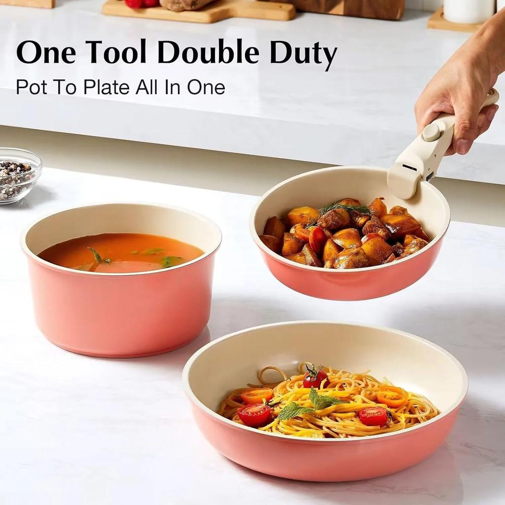Universal Removable Cookware Handle for Pots & Pans by HitMyNeed