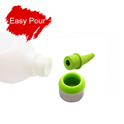 Universal Reusable Squeeze Bottle with Nozzle 450ml by HitMyNeed