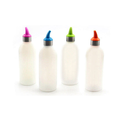 Universal Reusable Squeeze Bottle with Nozzle 450ml by HitMyNeed