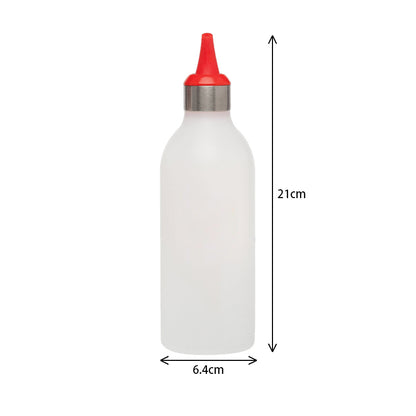 Universal Reusable Squeeze Bottle with Nozzle 450ml by HitMyNeed