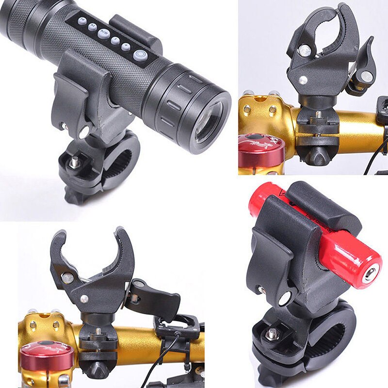 Universal Rotatable Bike Flashlight Mount Holder by HitMyNeed