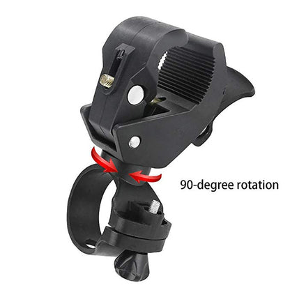 Universal Rotatable Bike Flashlight Mount Holder by HitMyNeed
