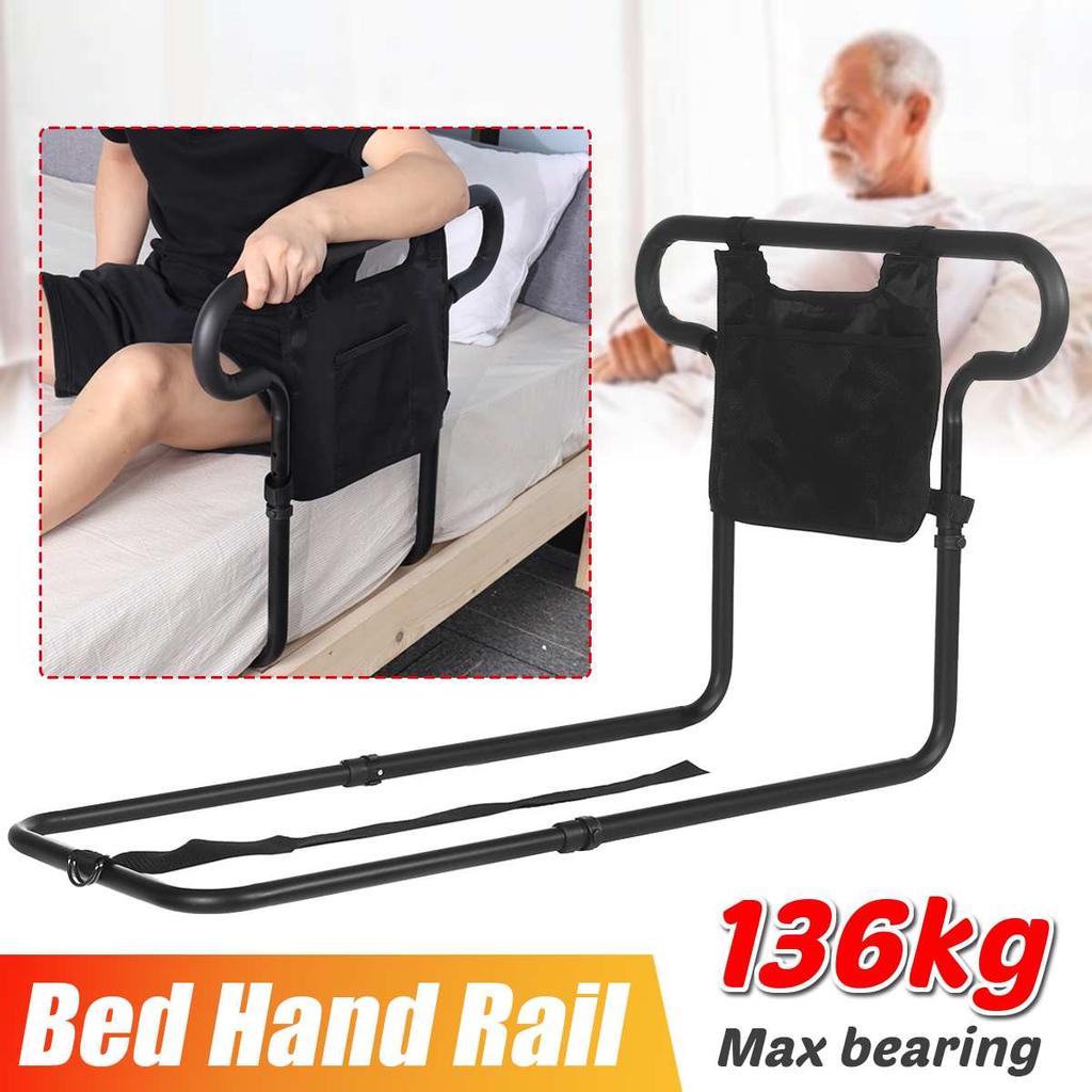 Universal Senior Bed Rail with Storage Pouch by HitMyNeed