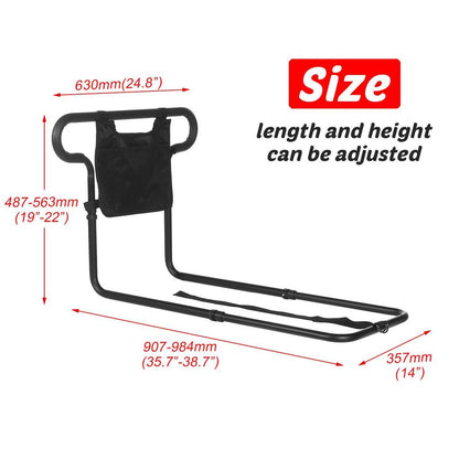 Universal Senior Bed Rail with Storage Pouch by HitMyNeed