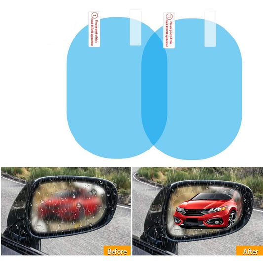 Universal Side Mirror Waterproof Films (2-Pack) by HitMyNeed