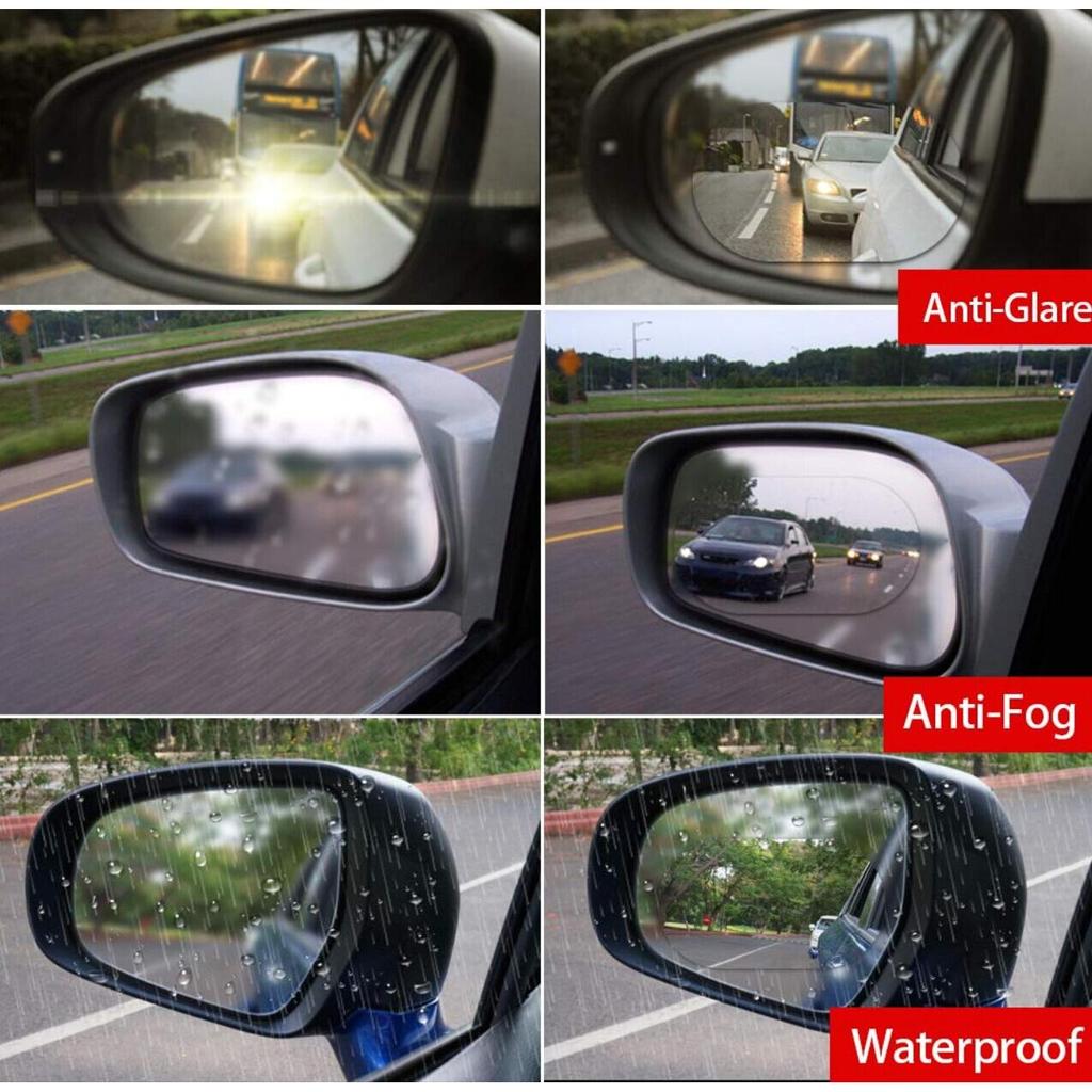 Universal Side Mirror Waterproof Films (2-Pack) by HitMyNeed