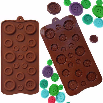 Universal Silicone Chocolate Button Mold by HitMyNeed
