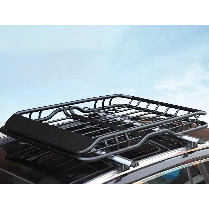 Universal Steel Roof Rack Cargo Basket for SUVs & Cars by HitMyNeed