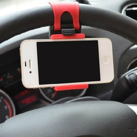 Universal Steering Wheel Smartphone Holder by HitMyNeed