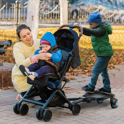 Universal Stroller Step Board Adapter with Seat by HitMyNeed