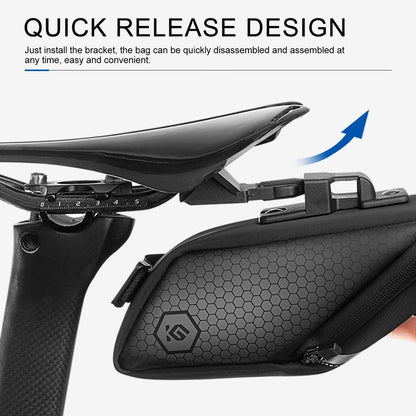 Universal Waterproof Bike Saddle Bag with Bracket by HitMyNeed