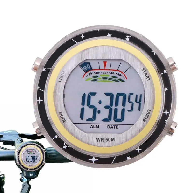 Universal Waterproof Luminous Motorcycle Handlebar Clock by HitMyNeed