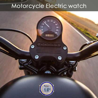 Universal Waterproof Luminous Motorcycle Handlebar Clock by HitMyNeed