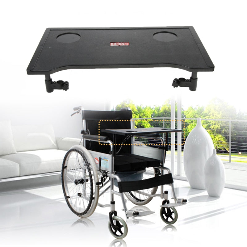 Universal Wheelchair Tray with Dual Cup Holders by HitMyNeed