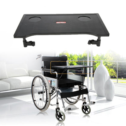 Universal Wheelchair Tray with Dual Cup Holders by HitMyNeed
