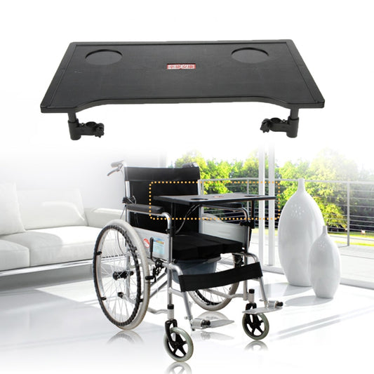 Universal Wheelchair Tray with Dual Cup Holders by HitMyNeed