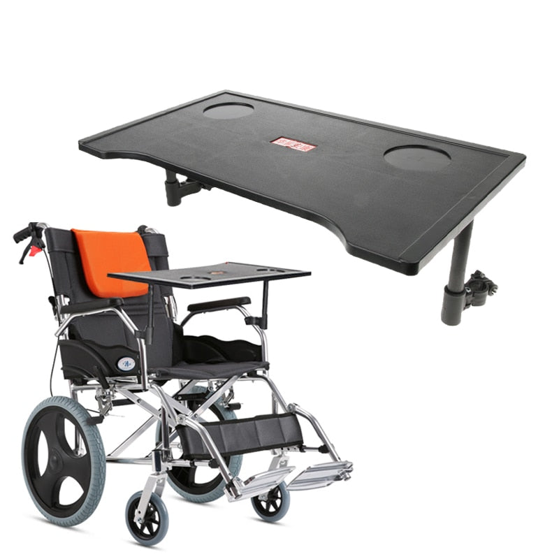 Universal Wheelchair Tray with Dual Cup Holders by HitMyNeed
