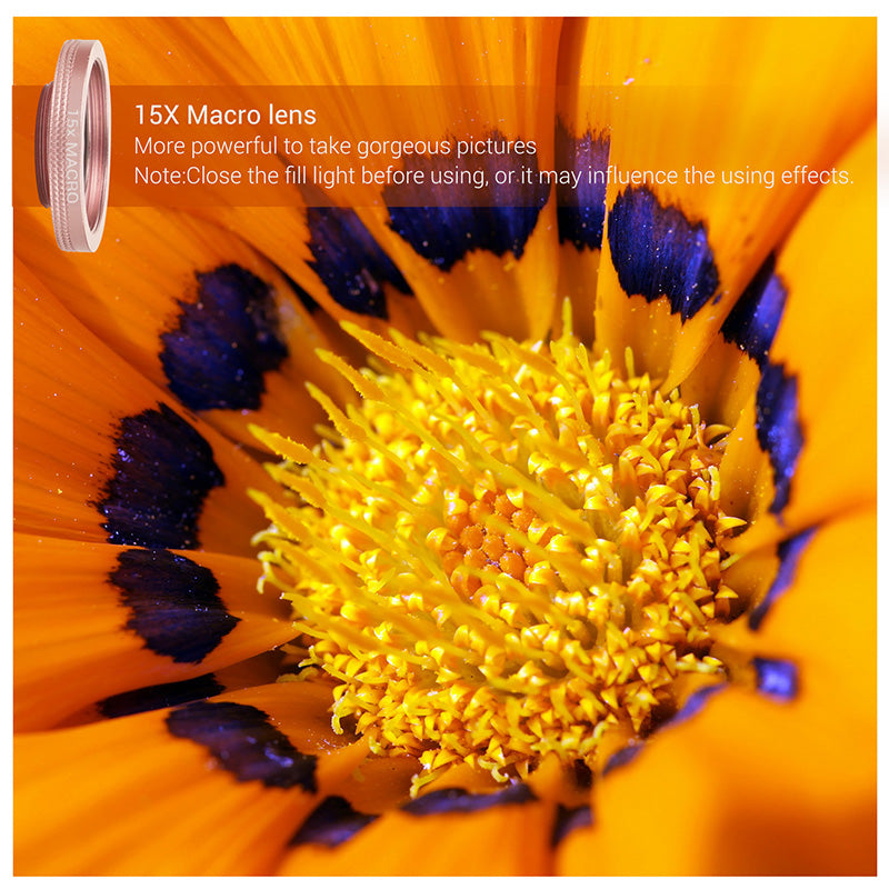 Universal Wide-Angle Selfie Lens with LED Light by HitMyNeed