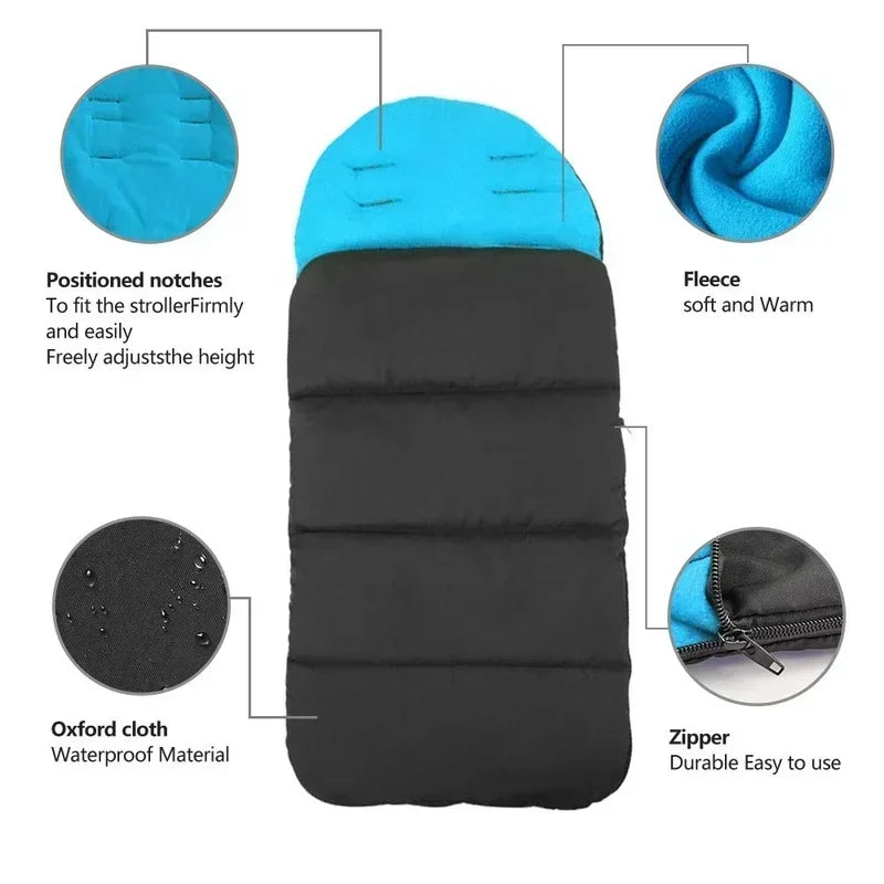Universal Winter Stroller Footmuff Sleeping Bag by HitMyNeed