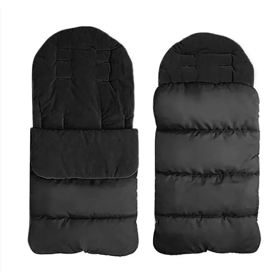 Universal Winter Stroller Footmuff Sleeping Bag black by HitMyNeed