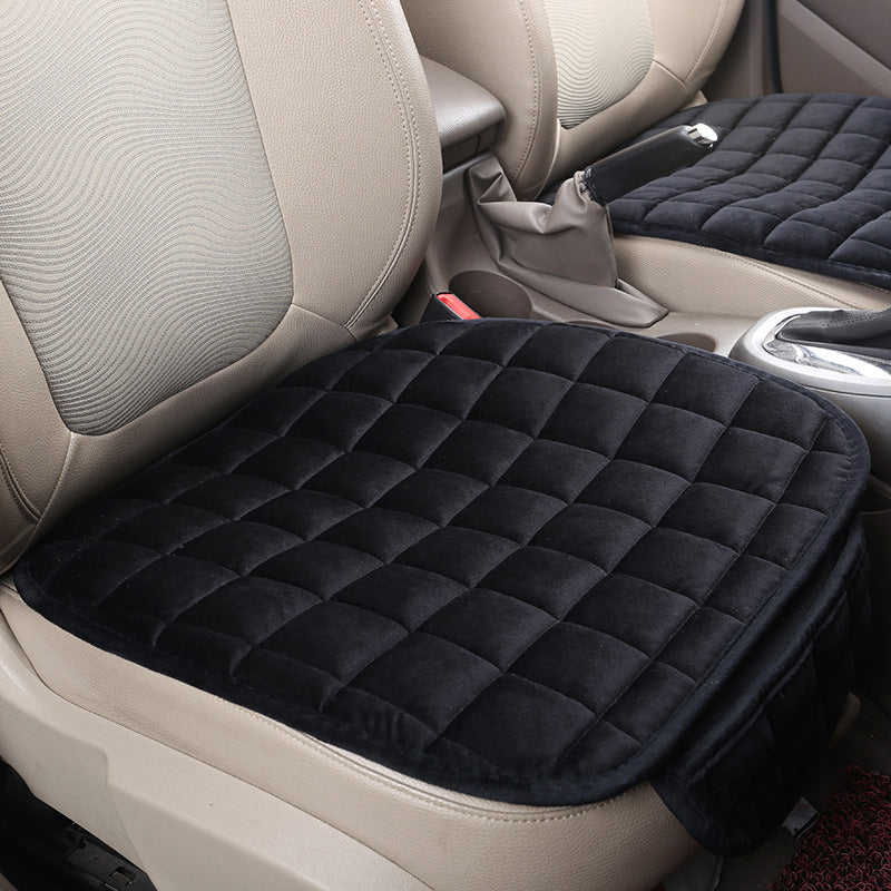 Universal Winter Warm Car Seat Cushion Cover black by HitMyNeed
