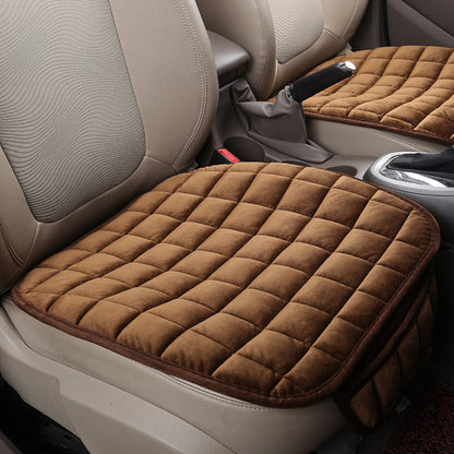Universal Winter Warm Car Seat Cushion Cover coffee by HitMyNeed