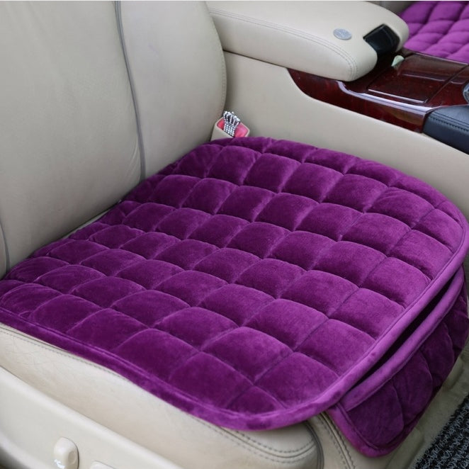 Universal Winter Warm Car Seat Cushion Cover purple by HitMyNeed