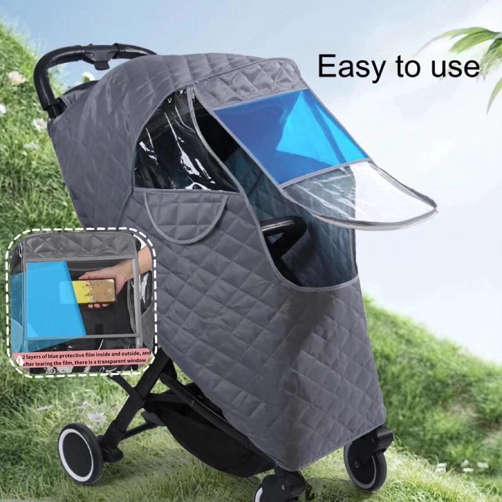 Universal Winter Waterproof Stroller Rain Cover by HitMyNeed