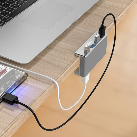 USB 3.0 4-Port Clamp Hub & Charging Station by HitMyNeed