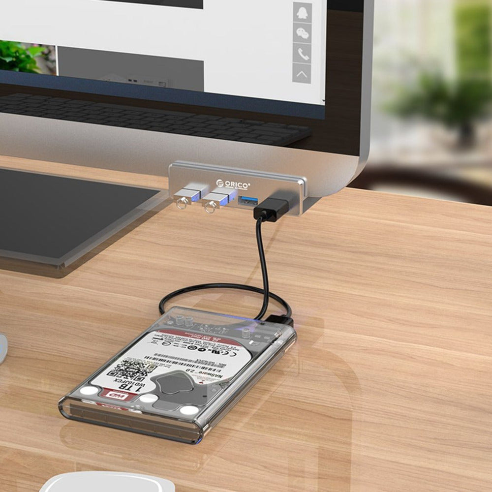 USB 3.0 4-Port Clamp Hub & Charging Station by HitMyNeed