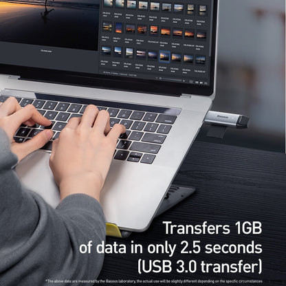 USB 3.0 OTG Card Reader with USB-C and USB-A Ports by HitMyNeed
