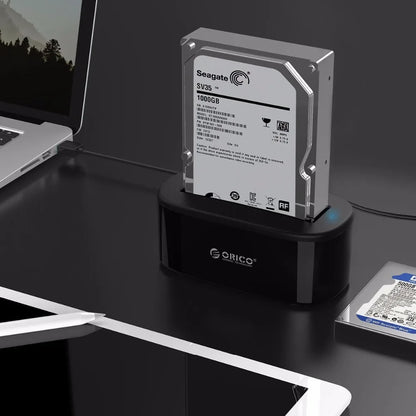 USB 3.0 SATA Hard Drive Docking Station 2.5/3.5" by HitMyNeed
