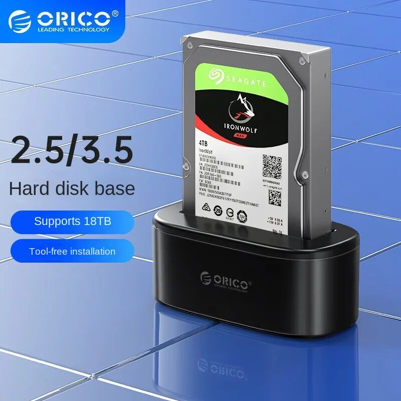 USB 3.0 SATA Hard Drive Docking Station 2.5/3.5" by HitMyNeed