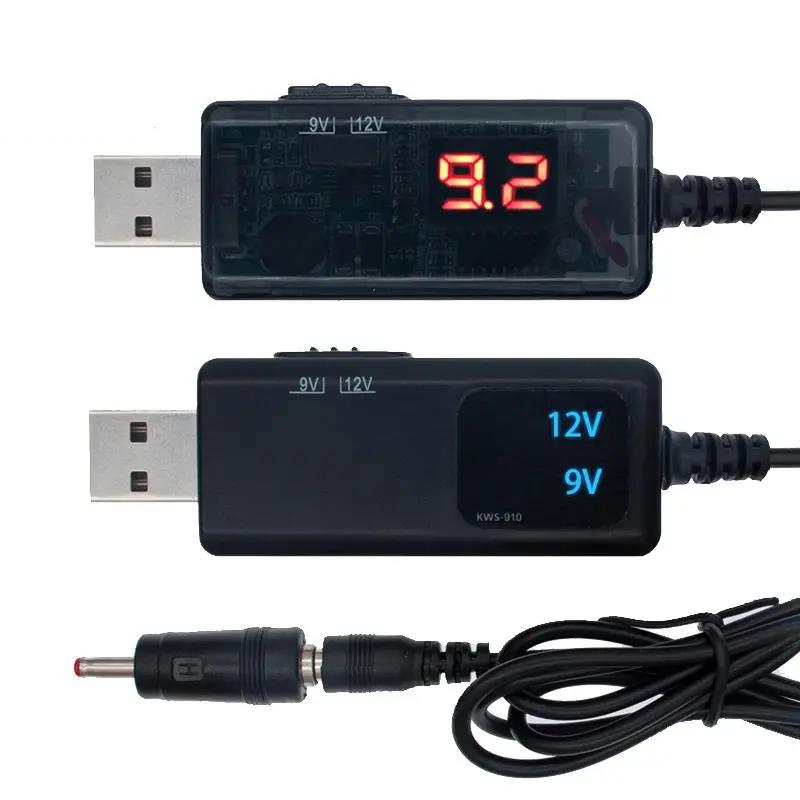 USB 5V to 9V 12V Boost Converter Cable with DC Plug by HitMyNeed